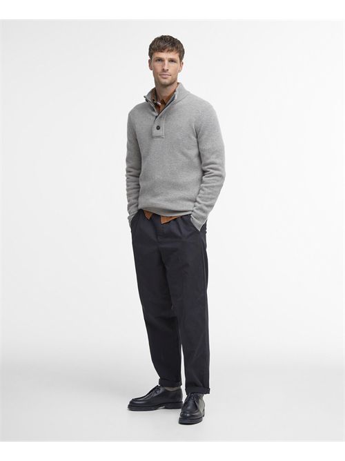 Felpa con toppa sul gomito Essential BARBOUR | MKN0585MKN/ST51